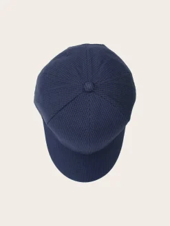 Sportliche bugatti Baseballkappe mit Seersucker-Effekt