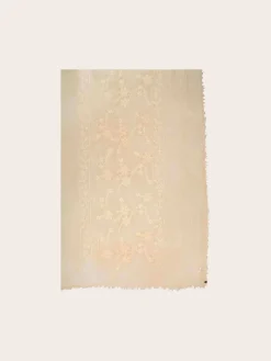 Stola mit Blumen-Stickerei