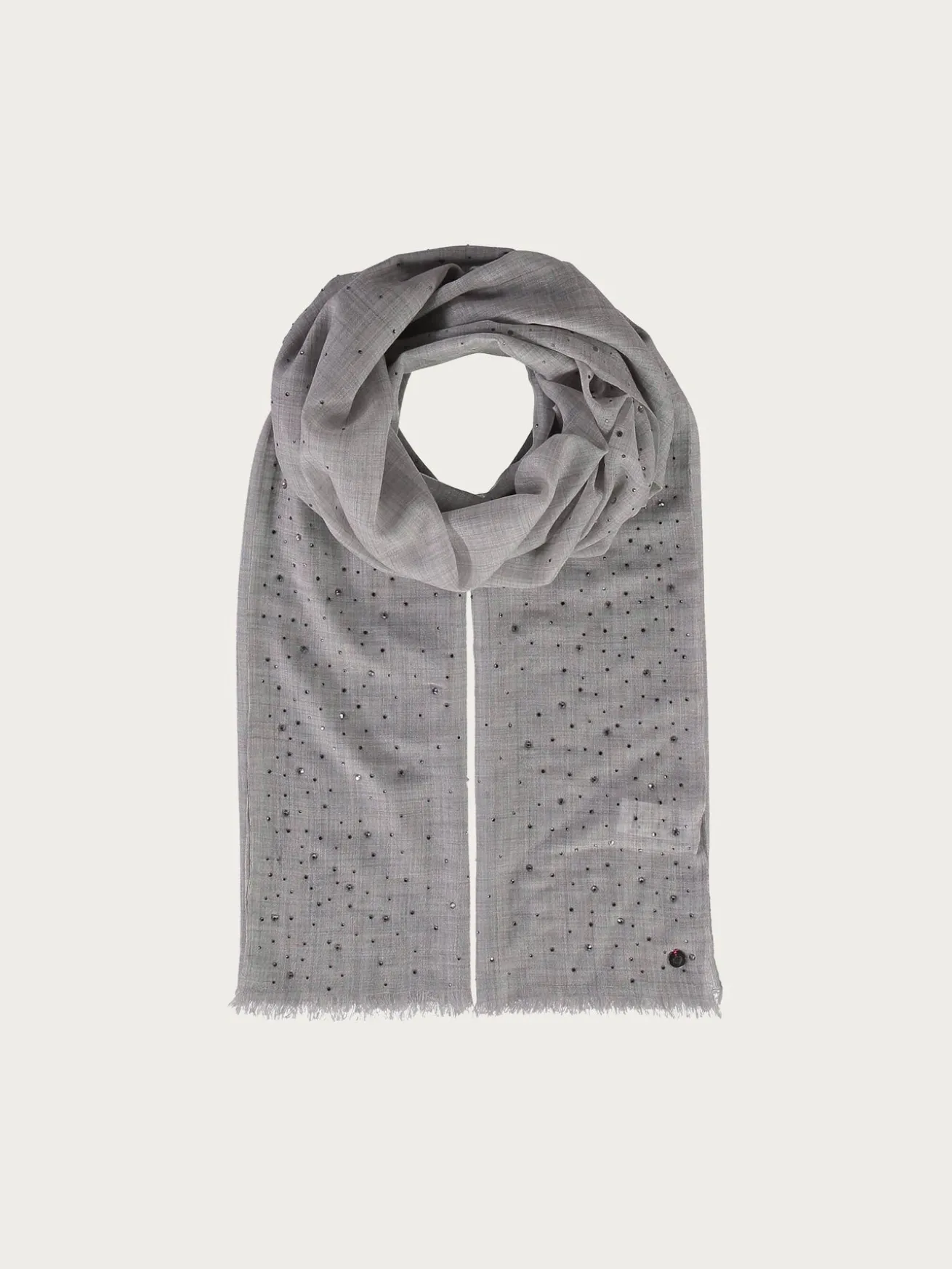 Stola mit Strass in Kaschmirmischung