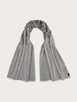 Stola mit Strass in Kaschmirmischung
