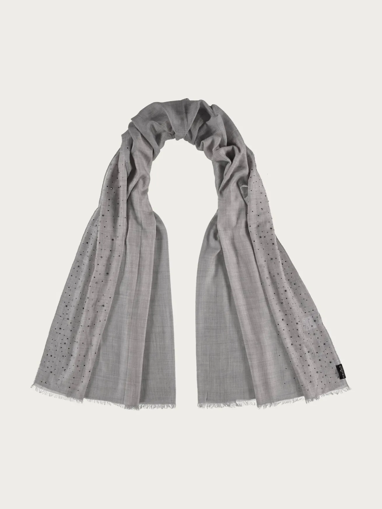 Stola mit Strass in Kaschmirmischung