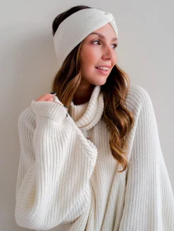 Strickstirnband aus reinem Kaschmir