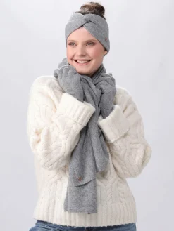 Strickstirnband aus reinem Kaschmir