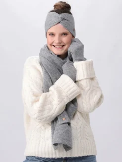 Strickstirnband aus reinem Kaschmir