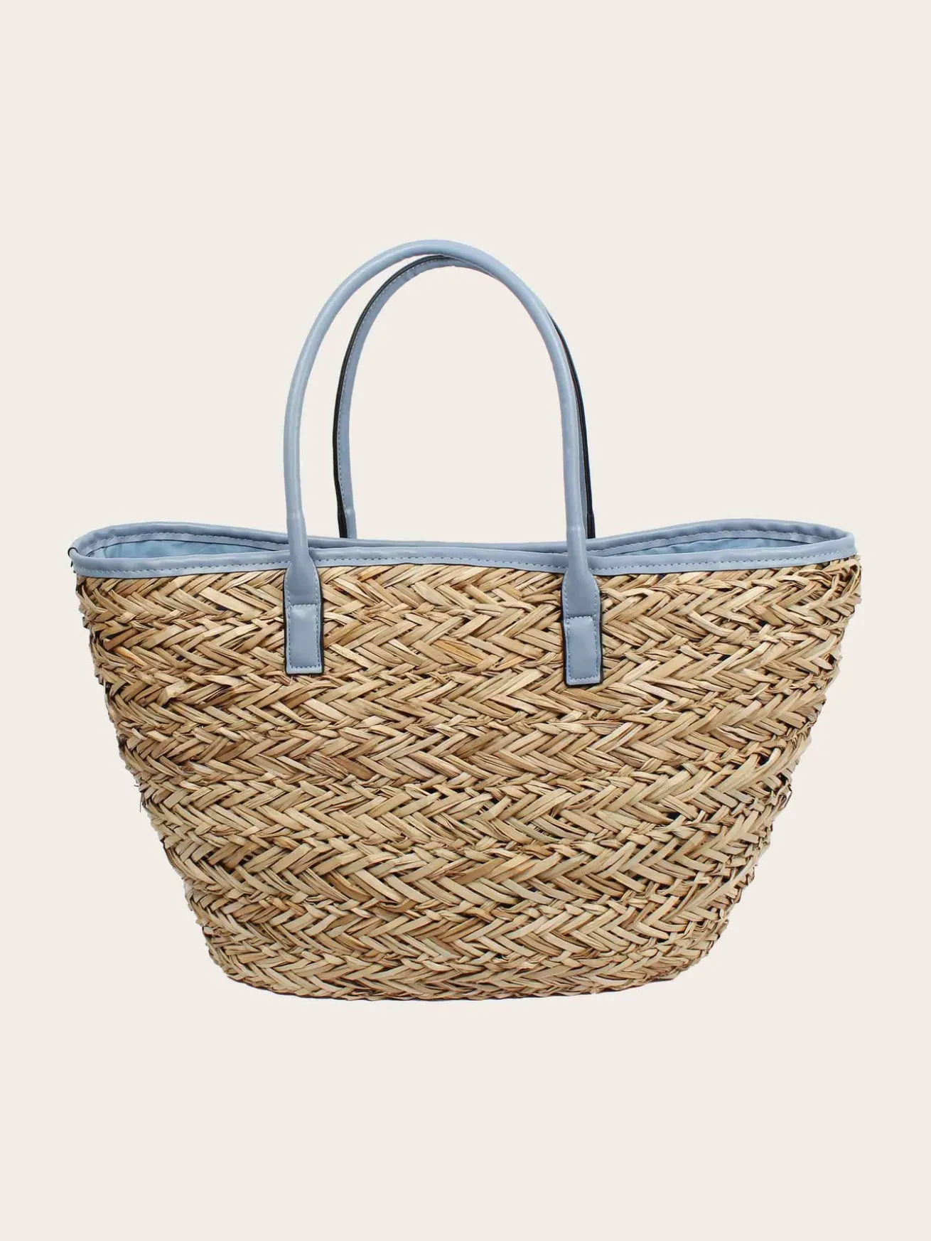 Stylische Loevenich Tasche aus Seegras mit Magnet-Verschluss