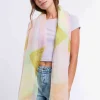 Sustainability Collection - Stola mit Paisley-Design und geometrischem Muster