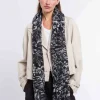 Sustainability Collection - Eleganter Schal mit tropischem Blumen-Design