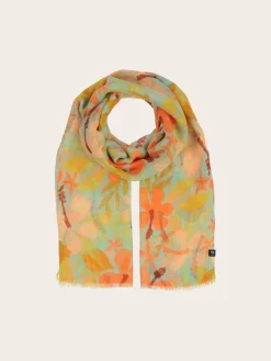 Sustainability Collection - Schal tropischem Blumen-Design