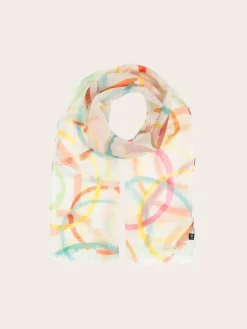 Sustainability Collection - Schal mit bunten Kreisen