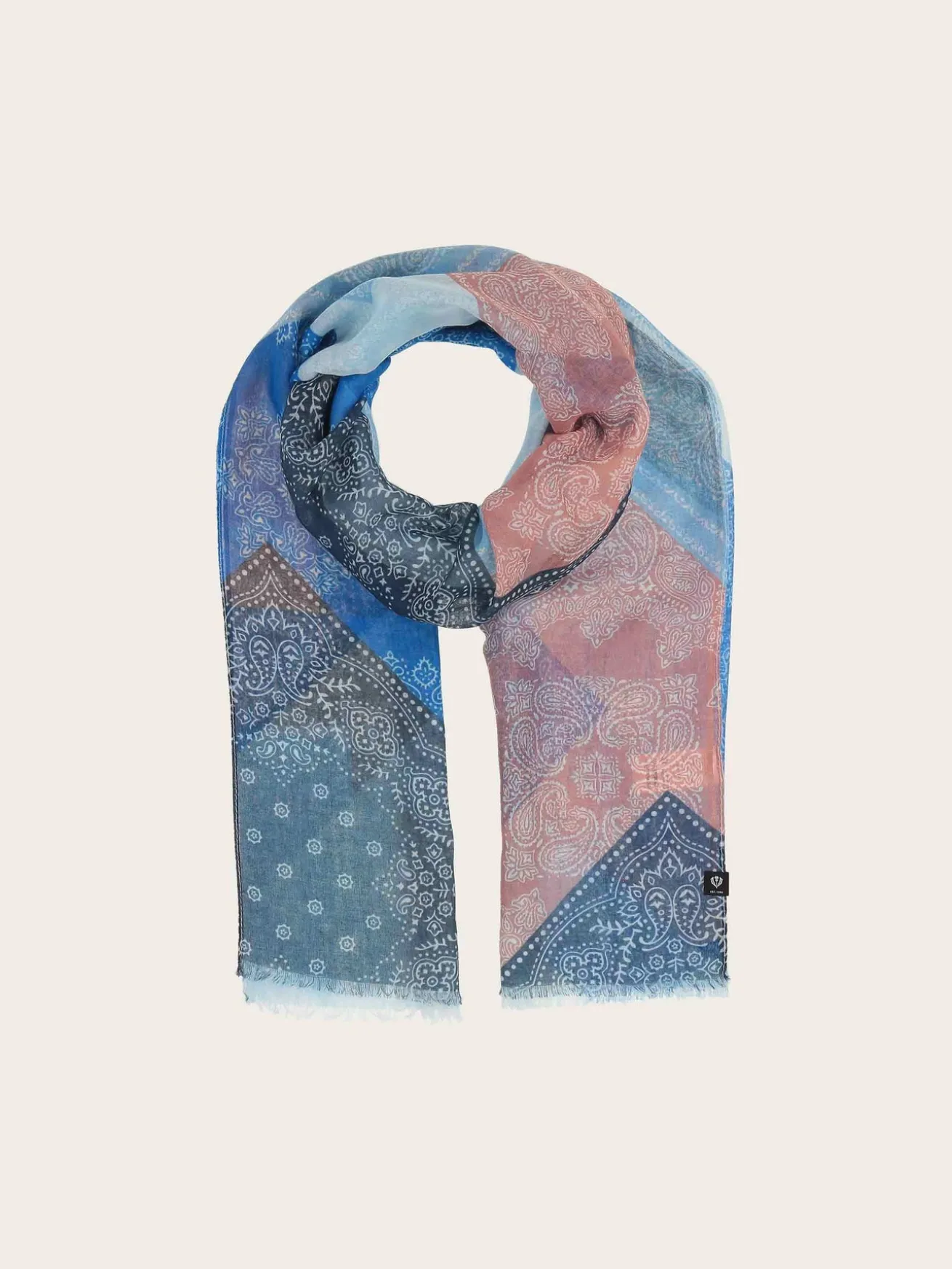 Sustainability Collection - Stola mit Paisley-Design und geometrischem Muster