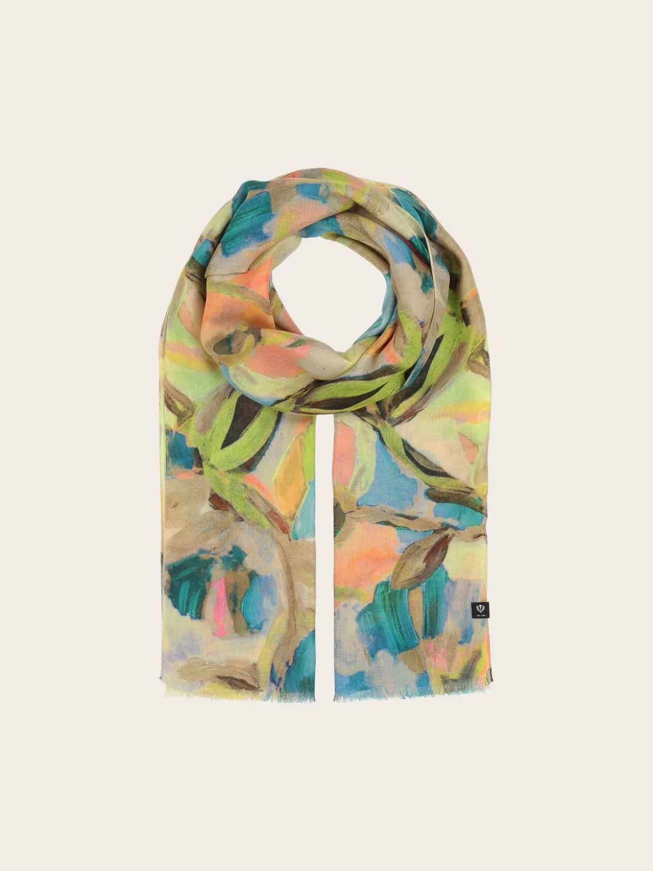 Sustainability Collection - Schal mit Blumen-Design aus Viskose