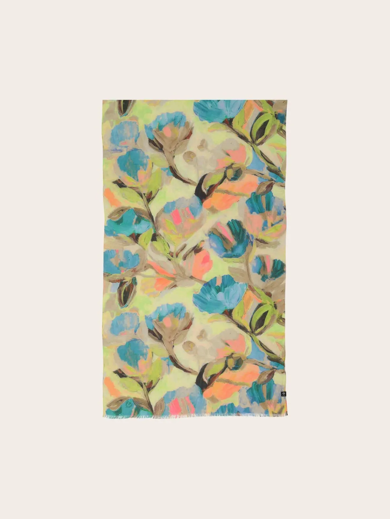 Sustainability Collection - Schal mit Blumen-Design aus Viskose