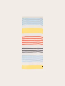 Sustainability Collection - Schal im bunten Streifen-Design