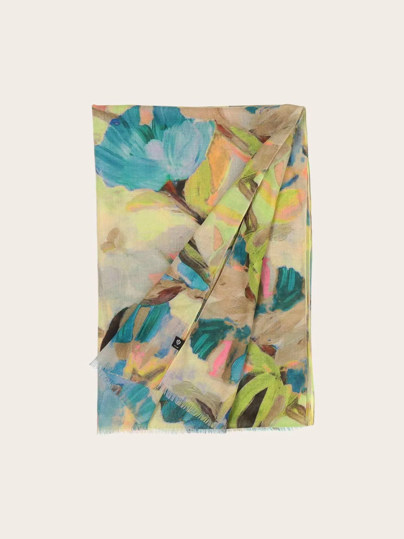 Sustainability Collection - Schal mit Blumen-Design aus Viskose