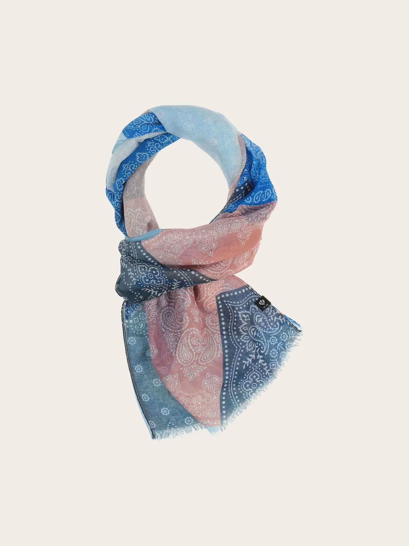 Sustainability Collection - Stola mit Paisley-Design und geometrischem Muster