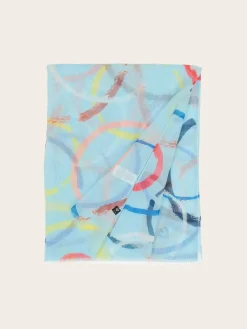 Sustainability Collection - Schal mit bunten Kreisen