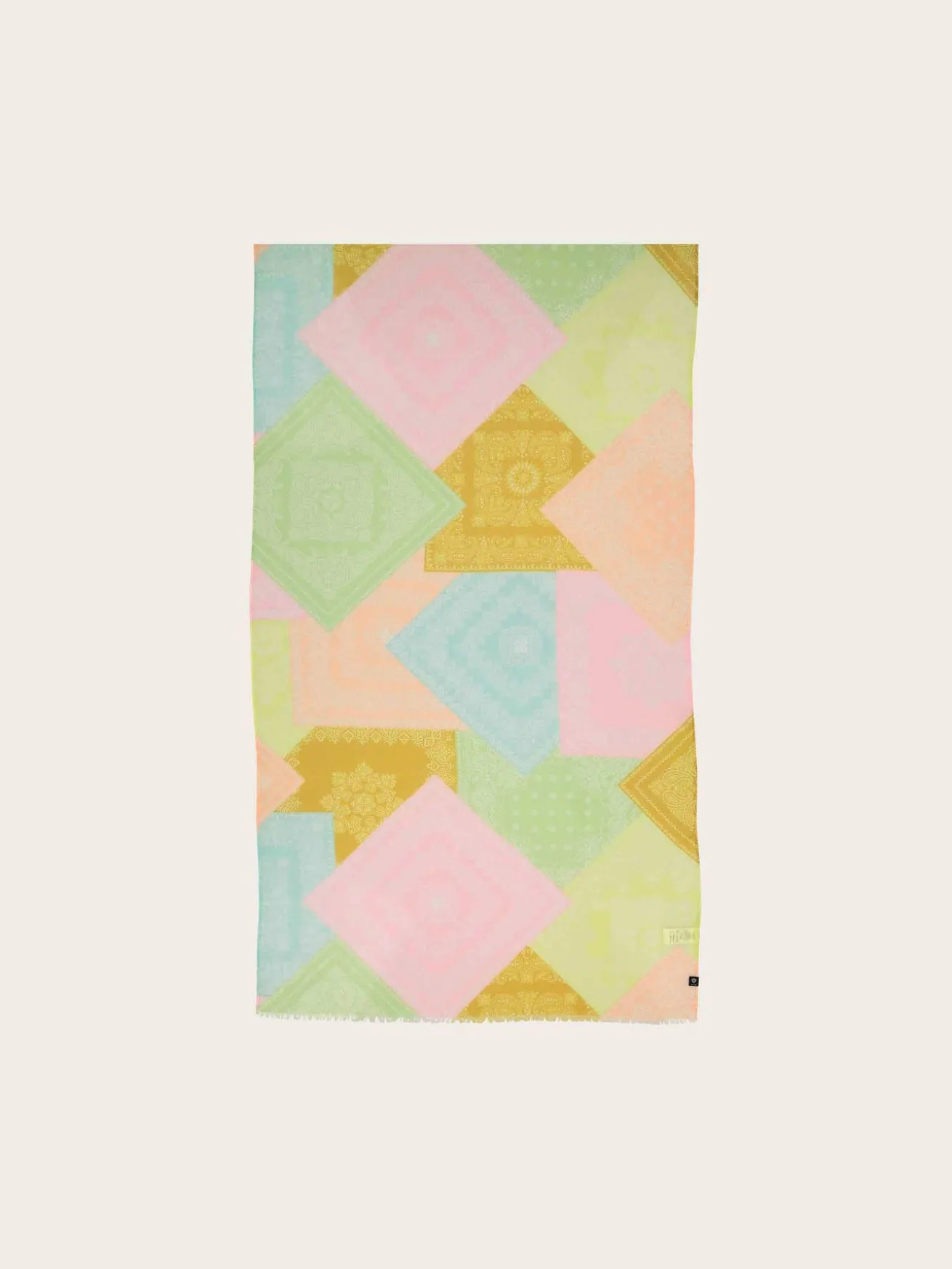 Sustainability Collection - Stola mit Paisley-Design und geometrischem Muster
