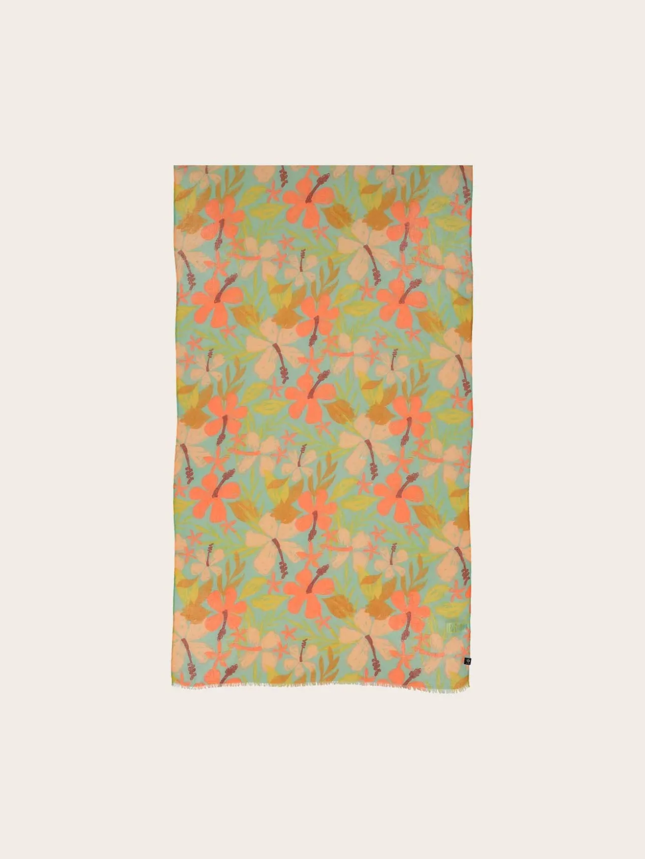Sustainability Collection - Schal tropischem Blumen-Design