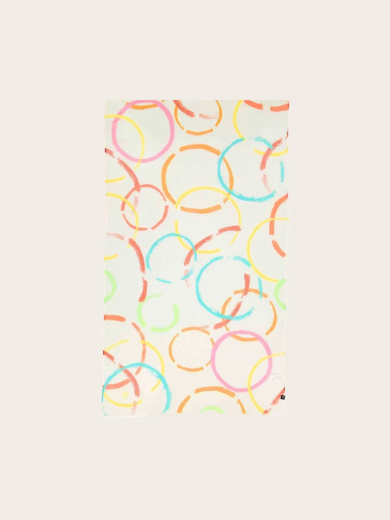 Sustainability Collection - Schal mit bunten Kreisen