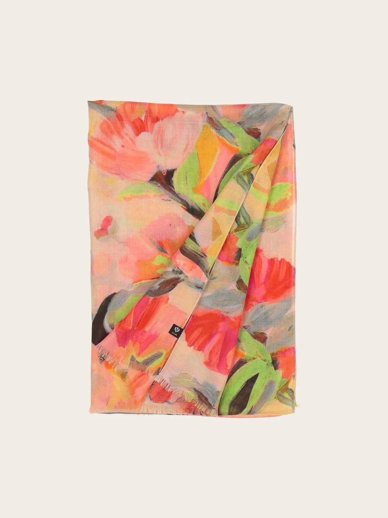 Sustainability Collection - Schal mit Blumen-Design aus Viskose