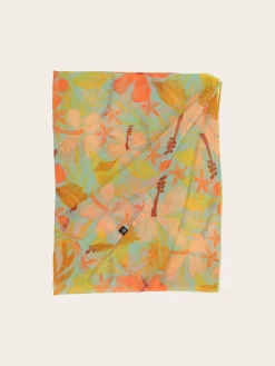 Sustainability Collection - Schal tropischem Blumen-Design