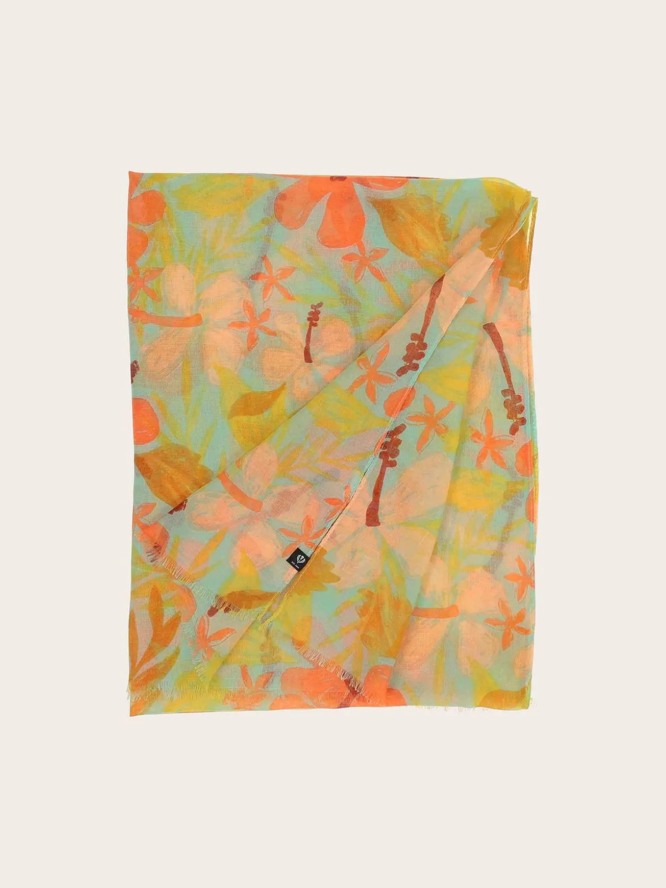 Sustainability Collection - Schal tropischem Blumen-Design