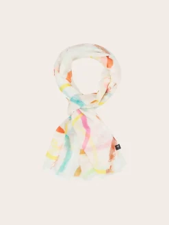 Sustainability Collection - Schal mit bunten Kreisen