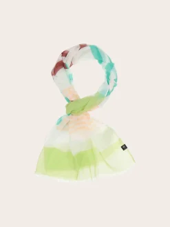 Sustainability Collection - Schal im bunten Streifen-Design