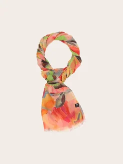 Sustainability Collection - Schal mit Blumen-Design aus Viskose