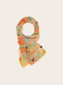 Sustainability Collection - Schal tropischem Blumen-Design
