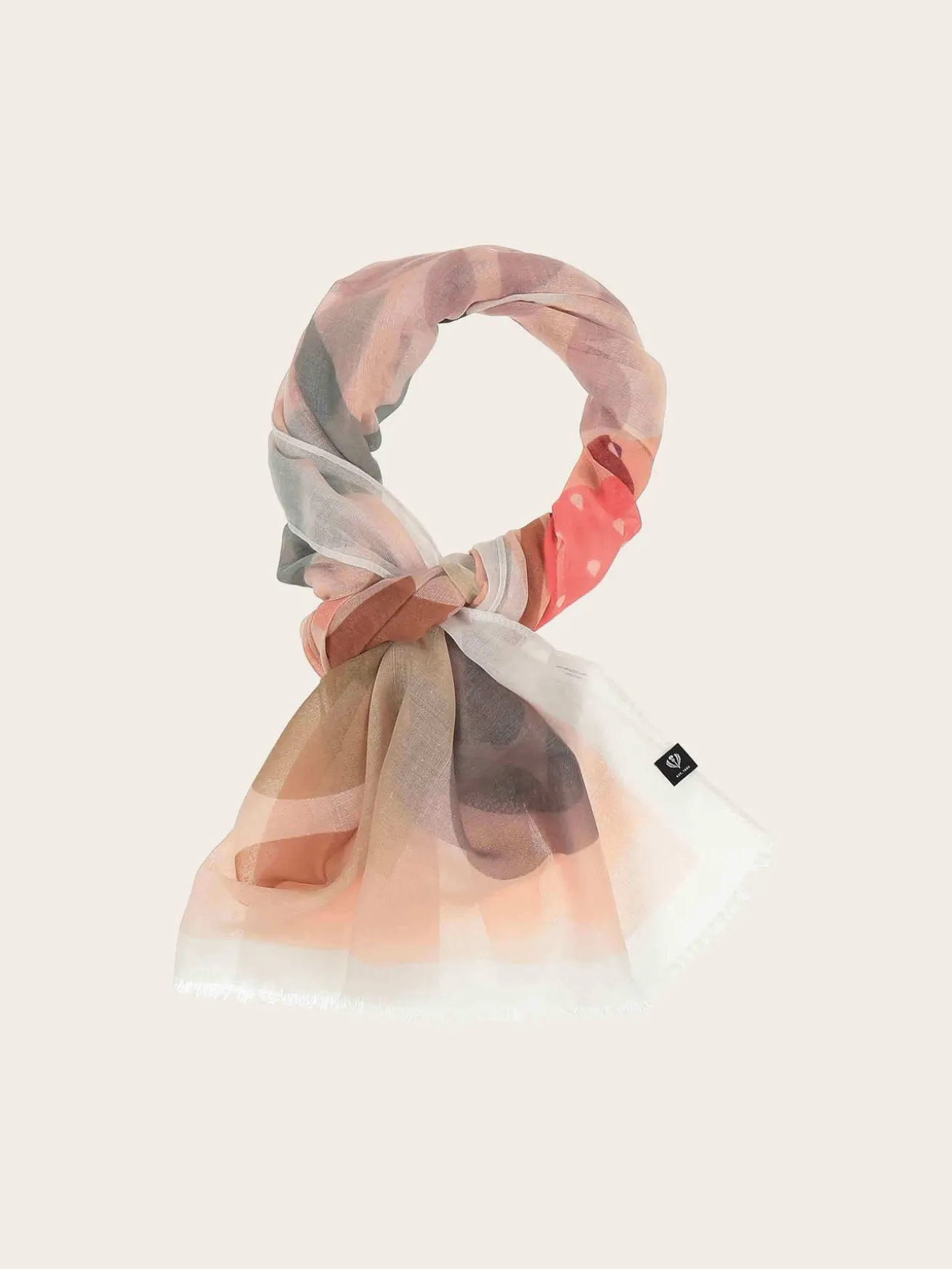 Sustainability Collection - Schal mit Muster-Mix