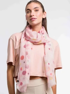 Sustainability Collection - Schal im bunten Punkte-Design