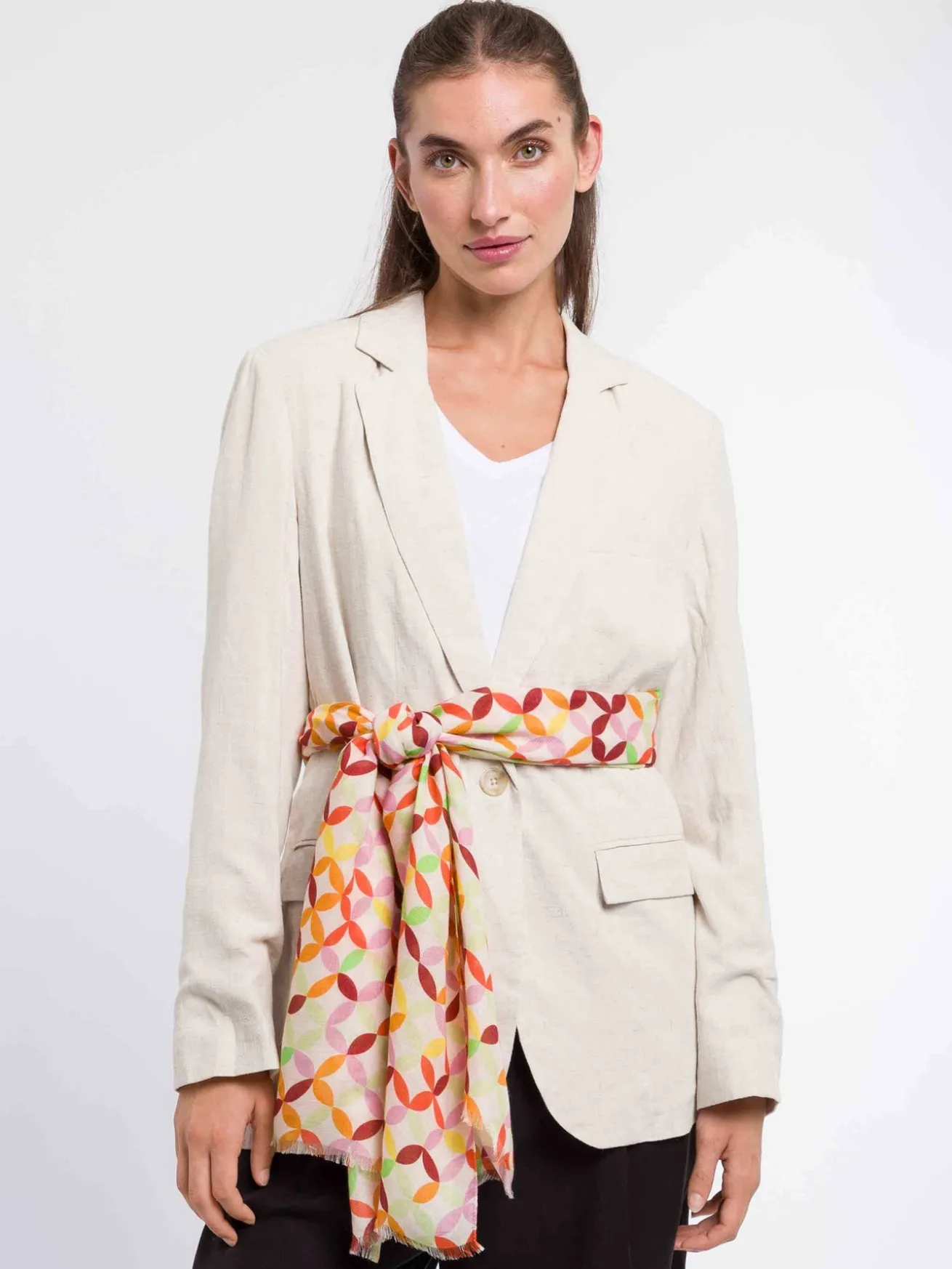 Sustainability Collection - Schal mit geometrischem Design aus Viskose