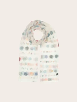 Sustainability Collection - Schal im bunten Punkte-Design