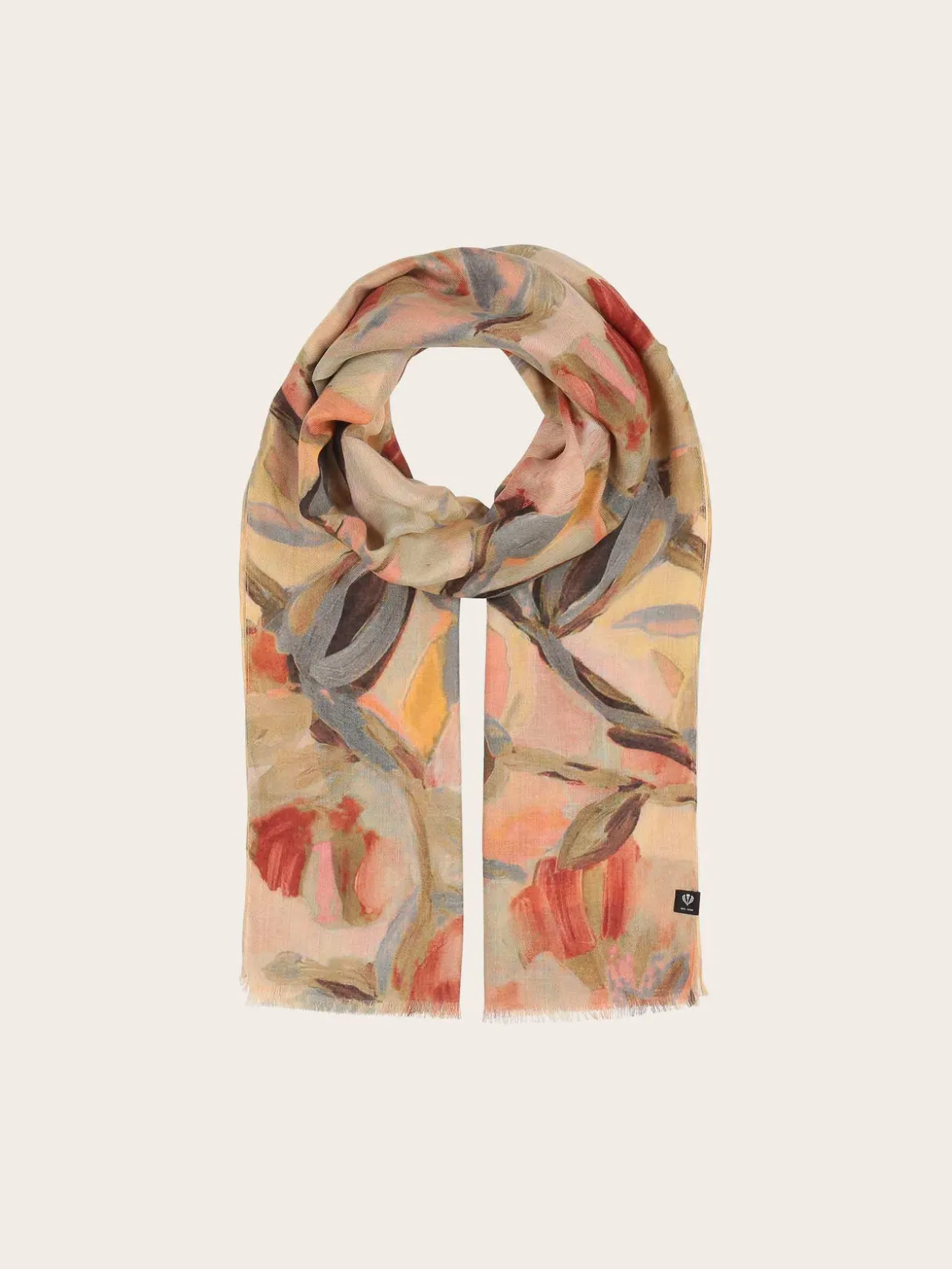 Sustainability Collection - Schal mit Blumen-Design aus Viskose
