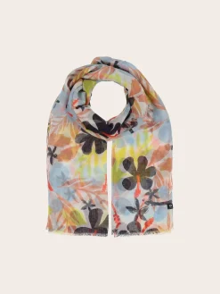 Sustainability Collection - Schal tropischem Blumen-Design