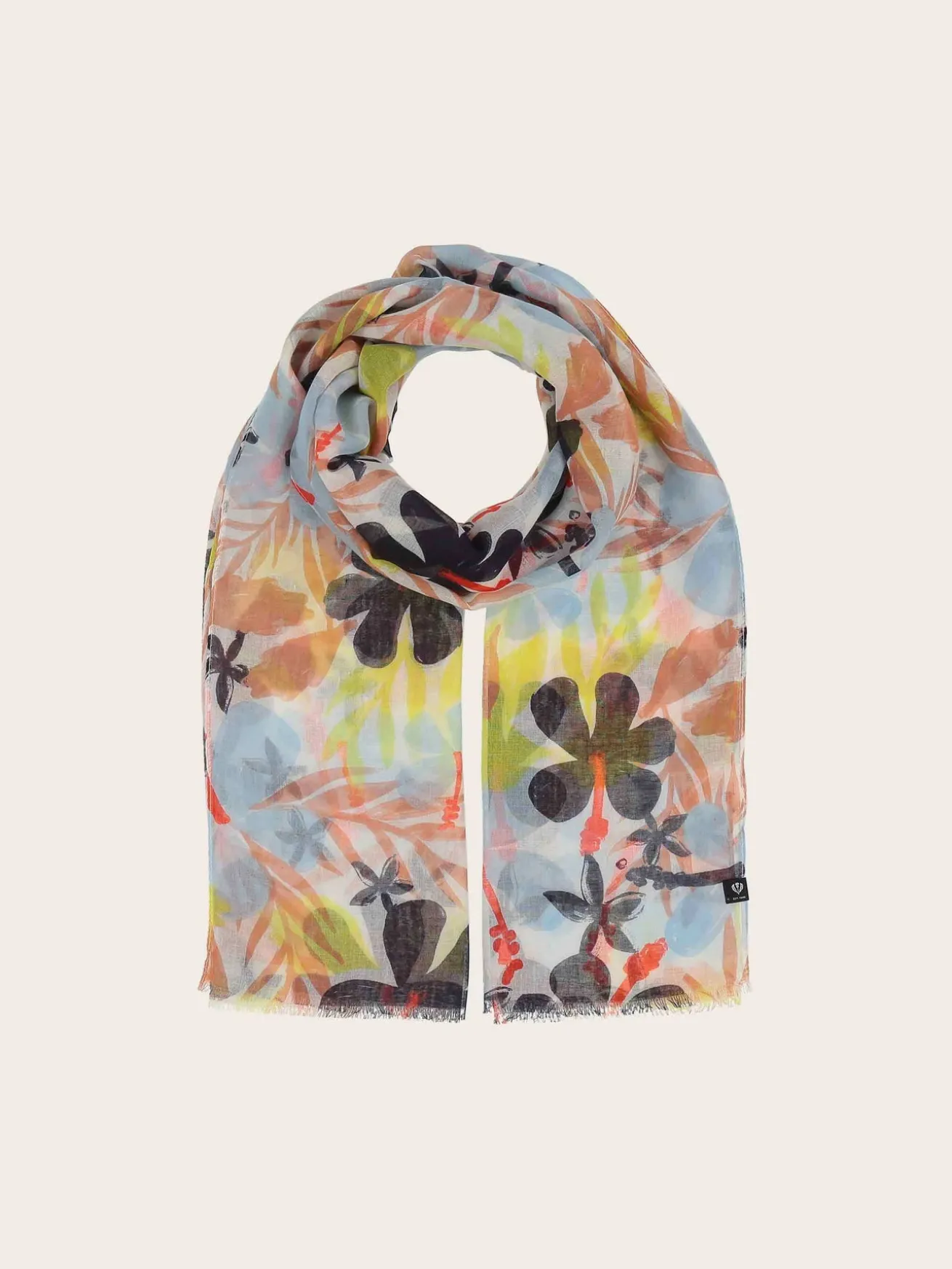Sustainability Collection - Schal tropischem Blumen-Design