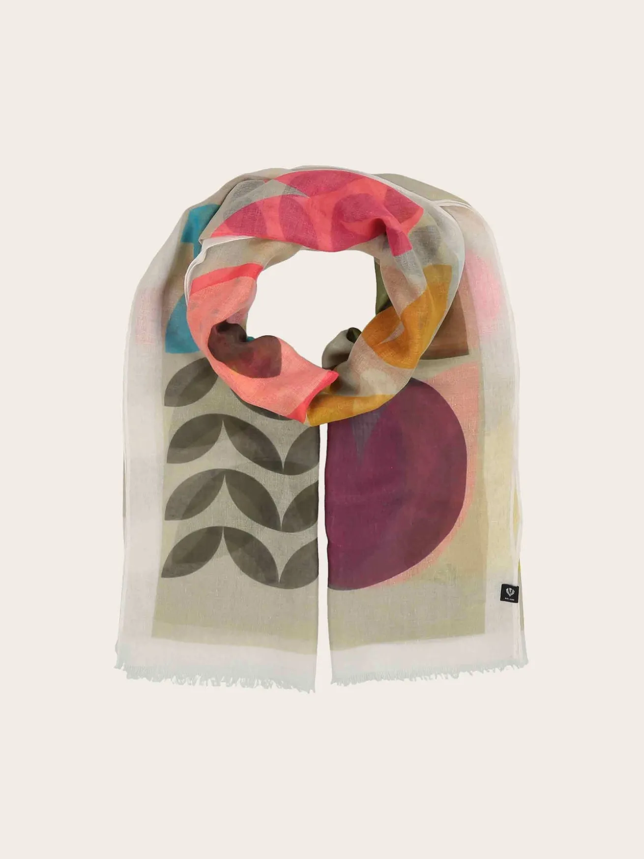 Sustainability Collection - Schal mit Muster-Mix