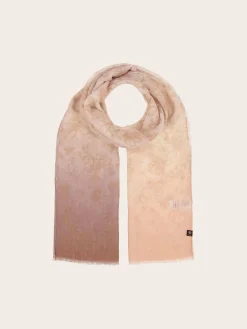 Sustainability Collection - Schal mit Blümchen-Design und Farbverlauf