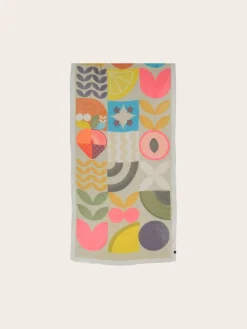Sustainability Collection - Schal mit Muster-Mix