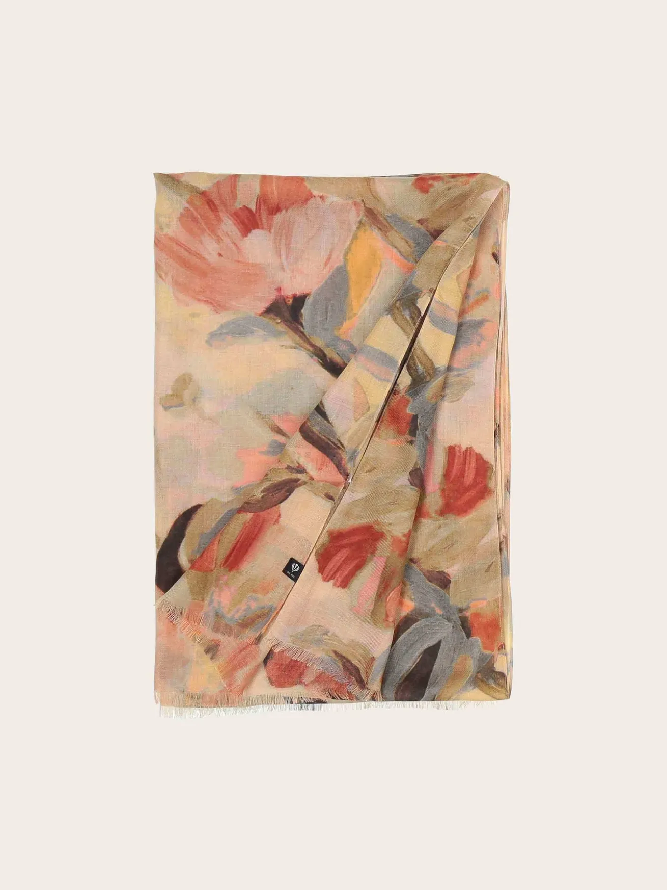 Sustainability Collection - Schal mit Blumen-Design aus Viskose
