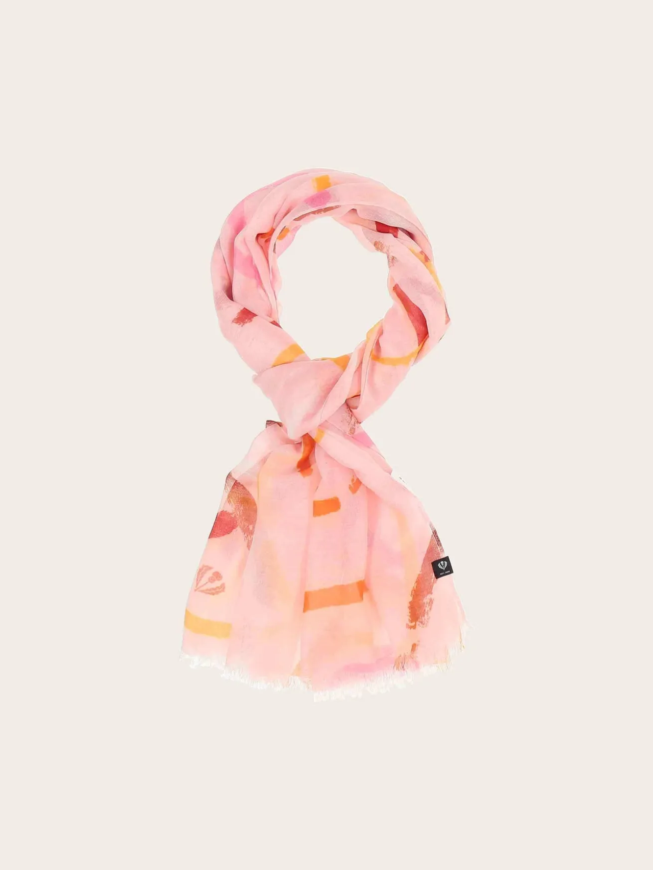 Sustainability Collection - Schal mit bunten Kreisen