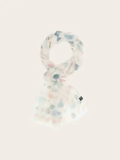 Sustainability Collection - Schal im bunten Punkte-Design