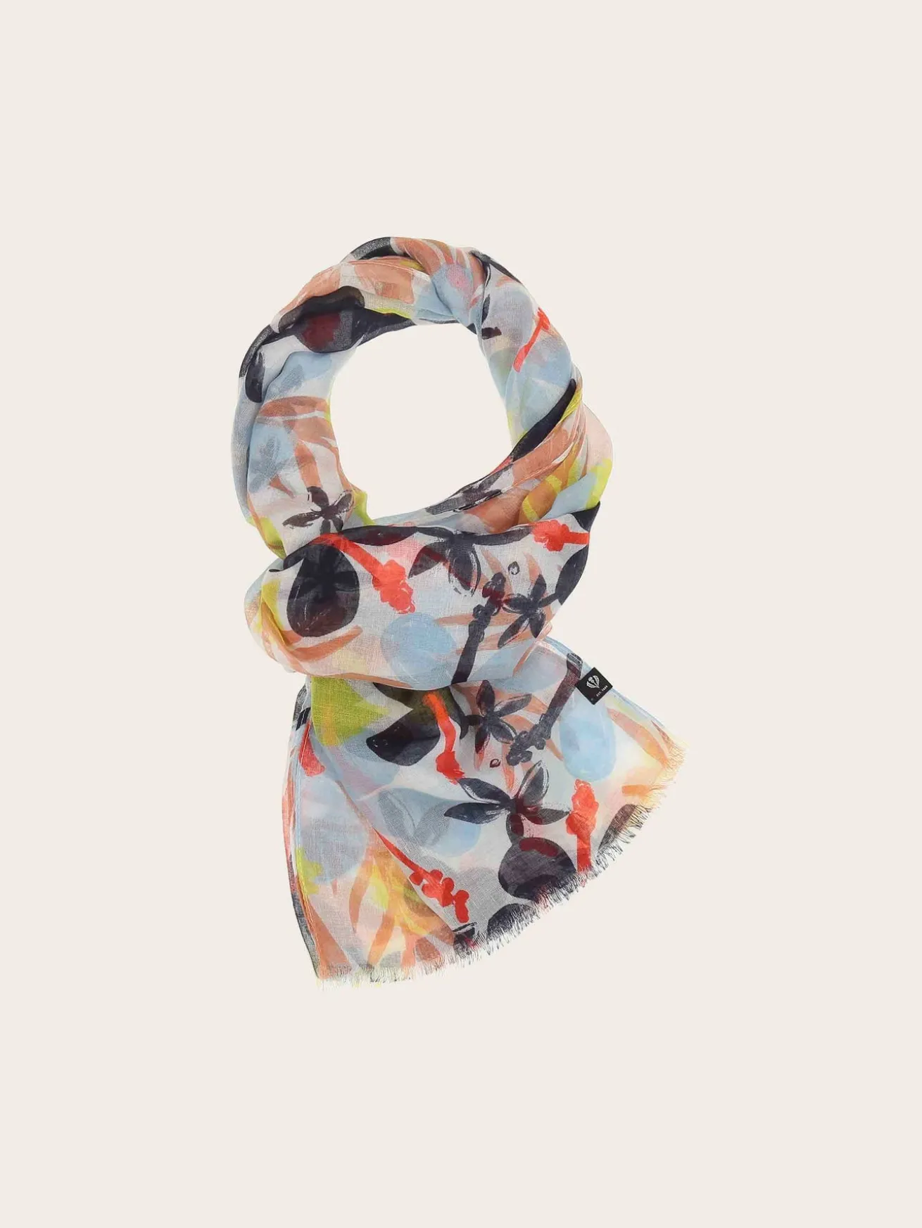 Sustainability Collection - Schal tropischem Blumen-Design