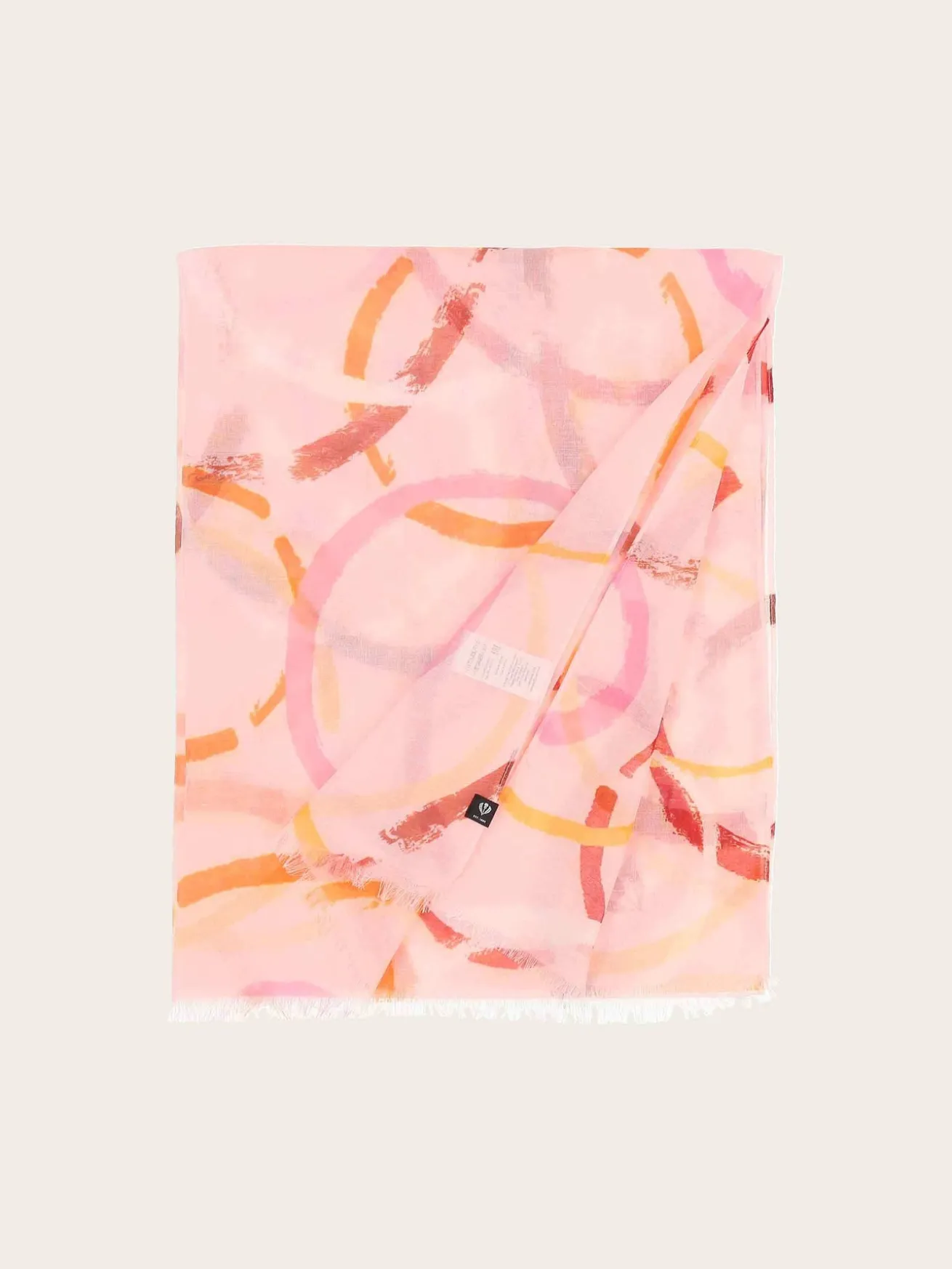 Sustainability Collection - Schal mit bunten Kreisen