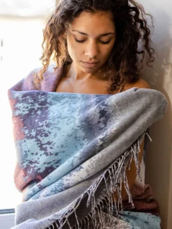 Sustainability Edition - Cashmink-Decke mit Aquarell-Design - Made in Germany