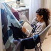 Sustainability Edition - Cashmink-Decke mit Hahnentritt-Design - Made in Germany
