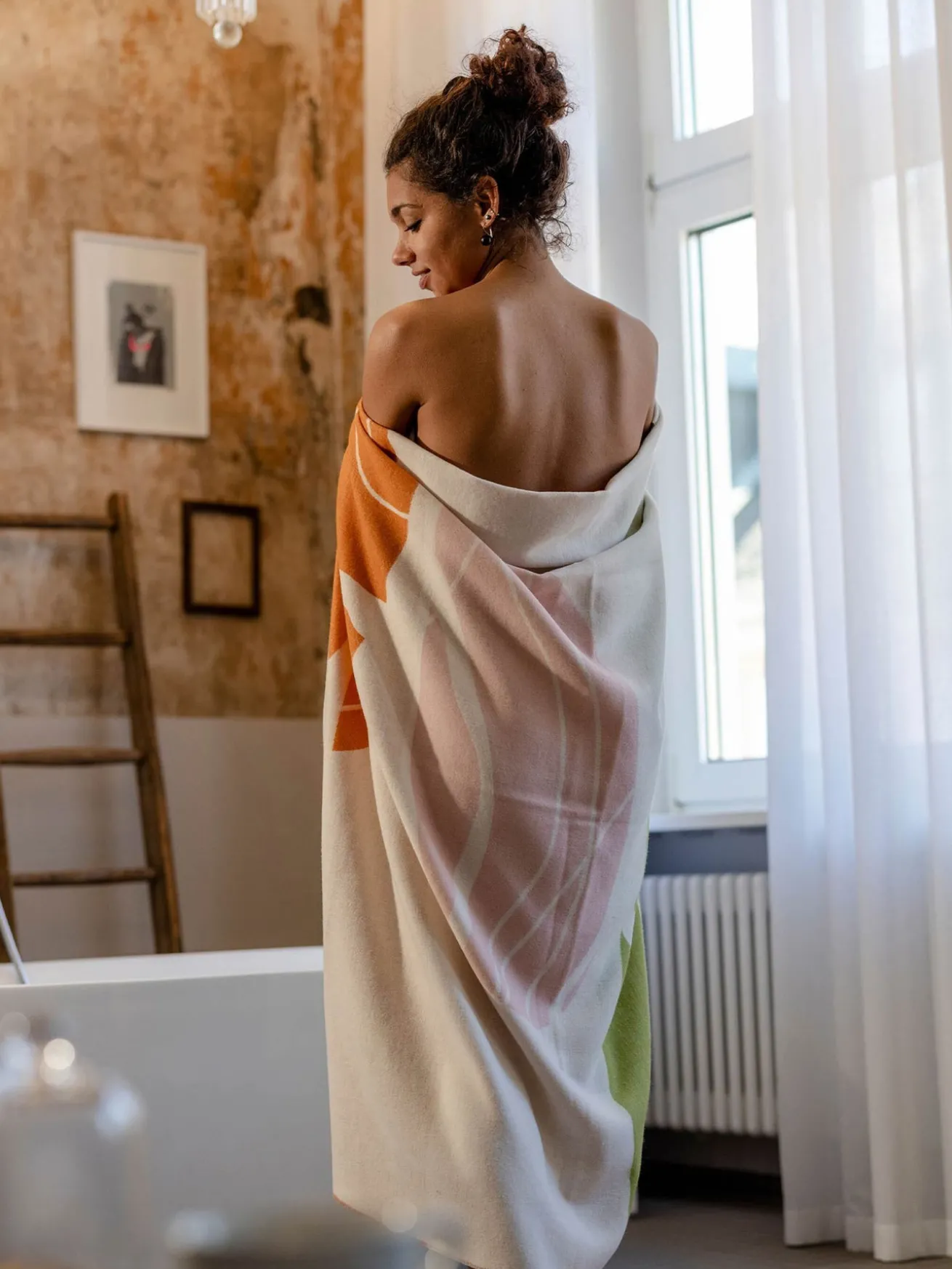 Sustainability Edition - Cashmink-Decke mit Kieselstein-Design - Made in Germany