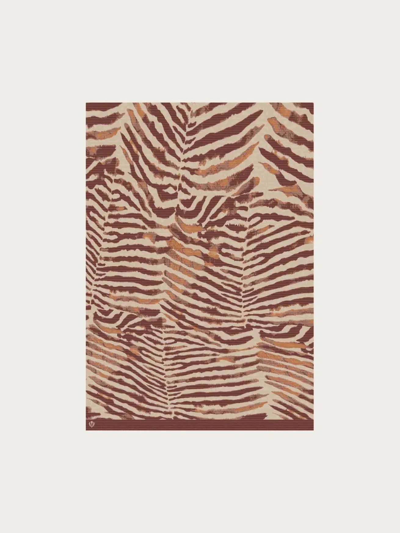 Sustainability Edition - Cashmink-Decke mit Zebra-Design - Made in Germany