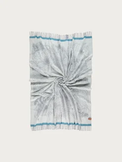Sustainability Edition - Cashmink-Decke mit Blumen-Design - Made in Germany